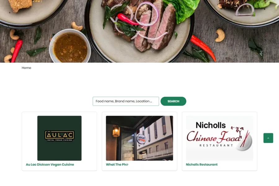 Menu Nerds - screenshot of work delivered by Futuristik