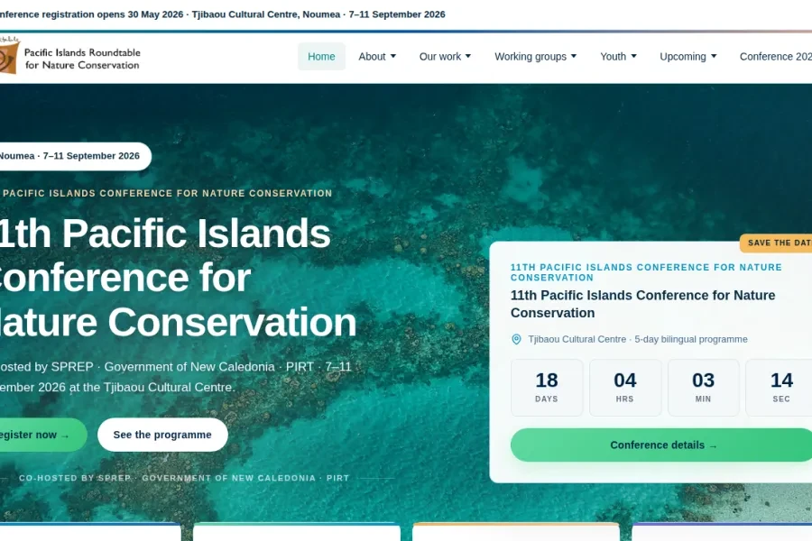 Pacific Islands Roundtable — project screenshot