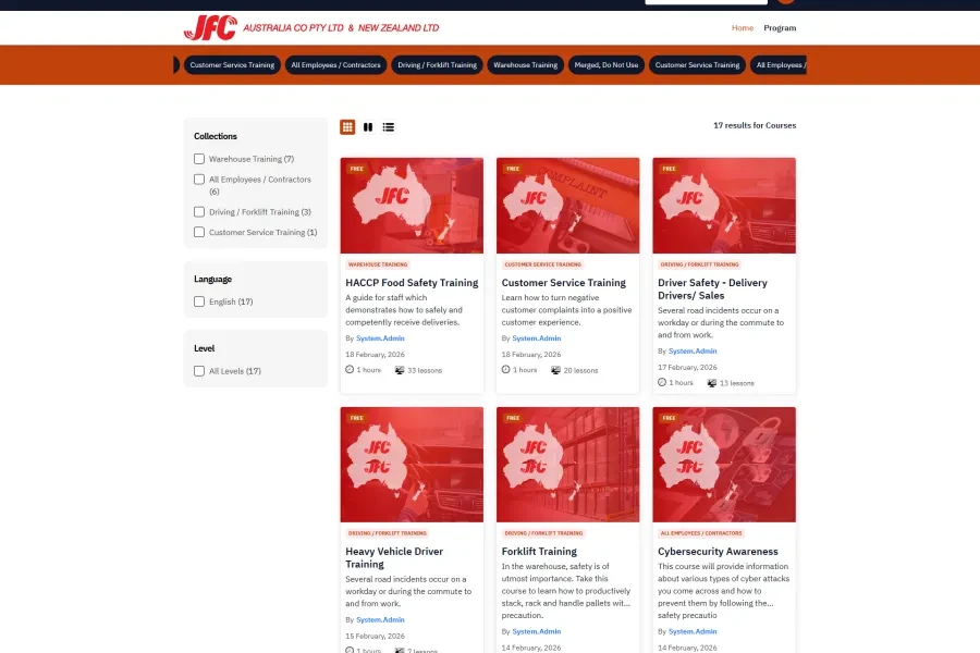 JFC — project screenshot