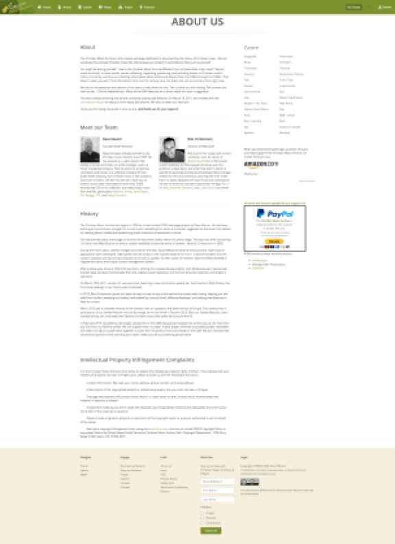 Christian Music Archive: Screenshot 3