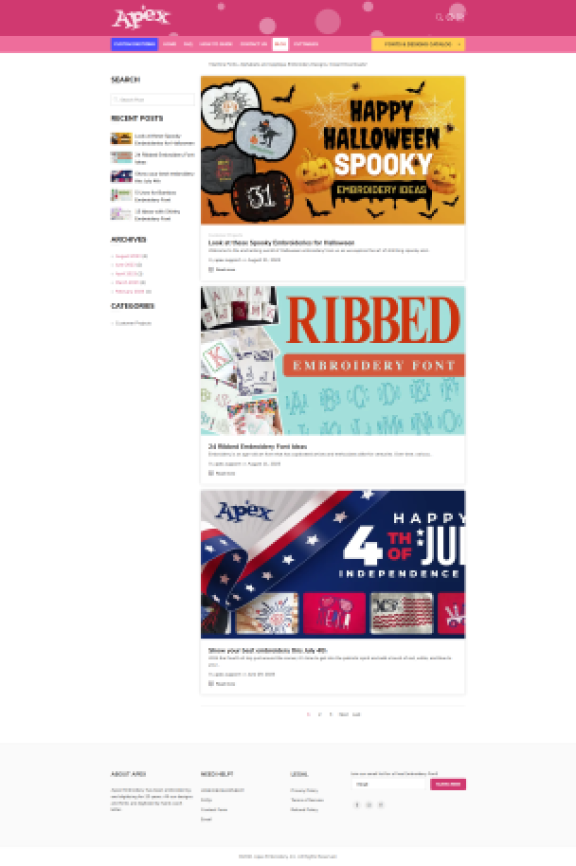 Apex Embroidery Designs: Screenshot 3