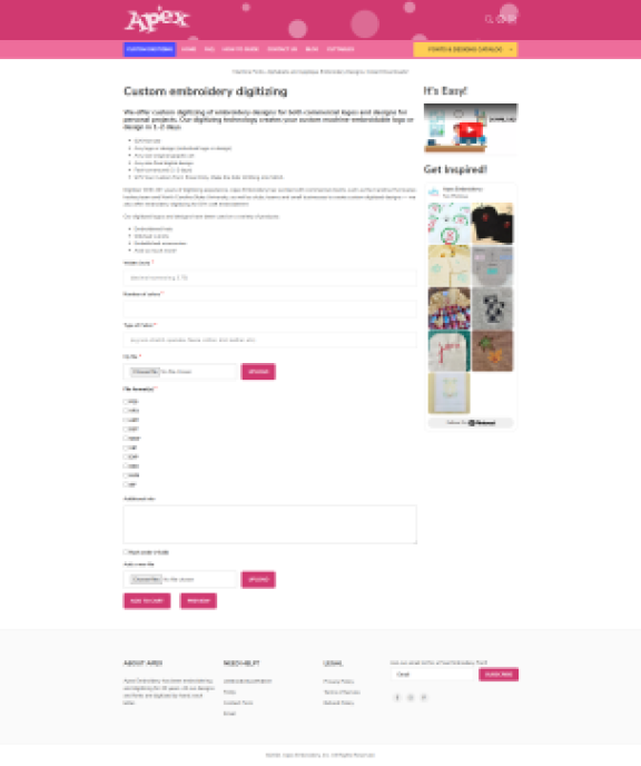 Apex Embroidery Designs: Screenshot 5
