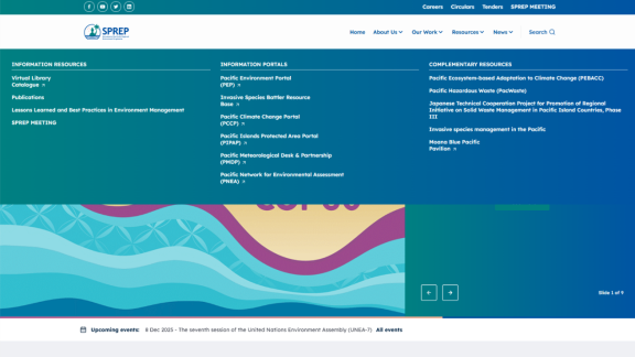 SPREP: Screenshot 2