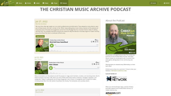 Christian Music Archive: Screenshot 2