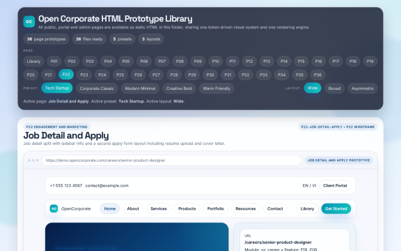 OpenCorporate: Job application