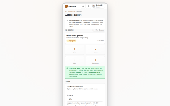 OpenField: Evidence capture