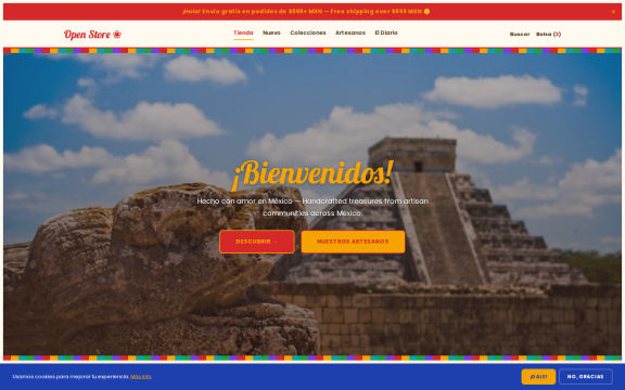 OpenStore: "Mexican folk" theme